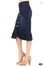 Load image into Gallery viewer, DENIM SKIRT
