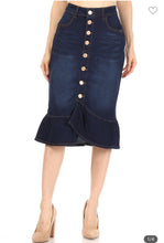 Load image into Gallery viewer, DENIM SKIRT
