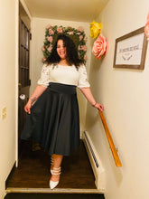 Load image into Gallery viewer, Charcoal Midi Skirt
