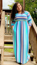 Load image into Gallery viewer, Striped Maxi Dress
