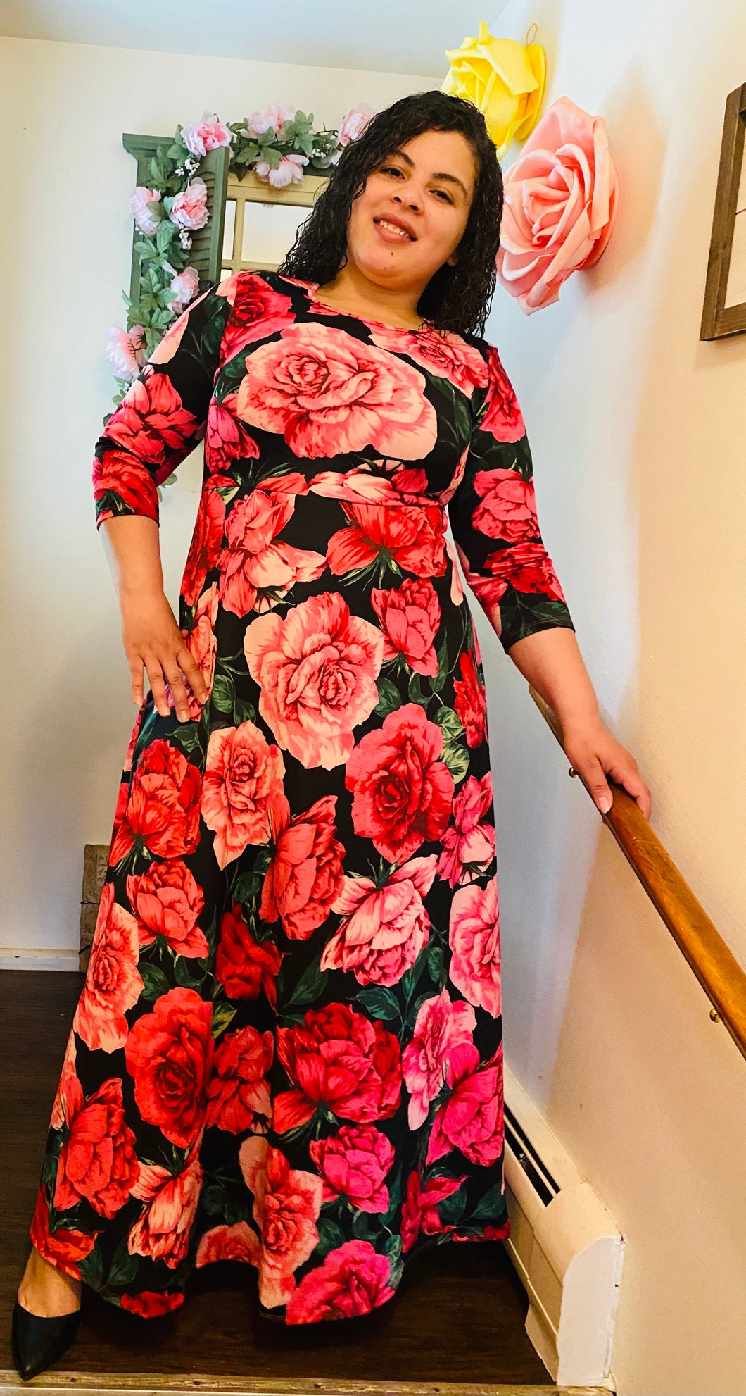 Roses Maxi Dress