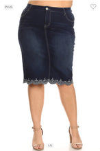 Load image into Gallery viewer, Nayeli denim skirt
