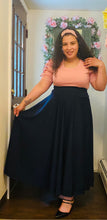 Load image into Gallery viewer, Navy Blue Maxi Skirt
