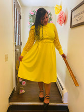 Load image into Gallery viewer, Sunflower Vintage Dress
