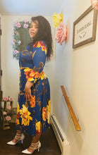 Load image into Gallery viewer, Aiyana Teal Midi Dress
