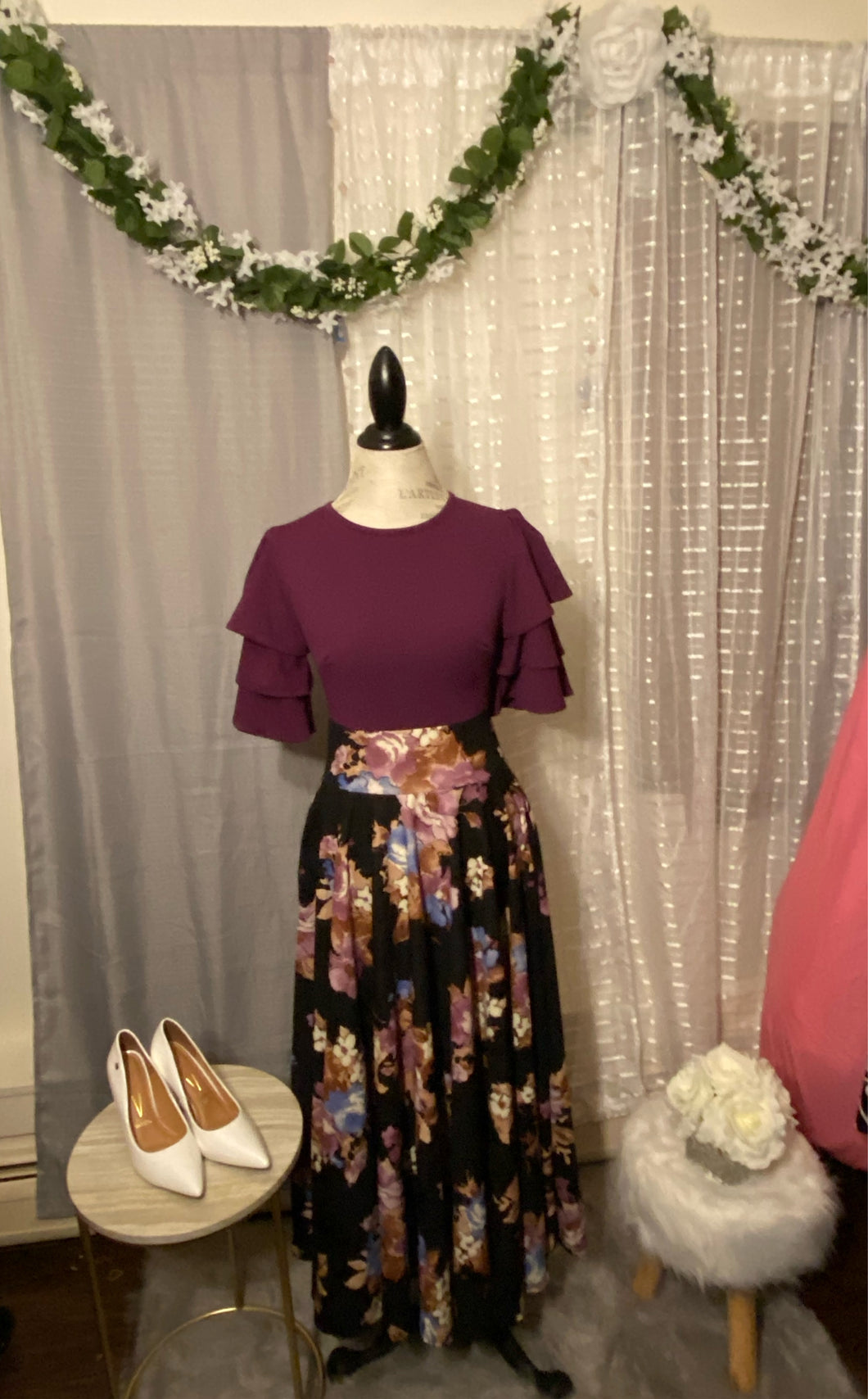 Zoe Purple Maxi Dress