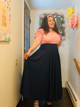 Load image into Gallery viewer, Navy Blue Maxi Skirt
